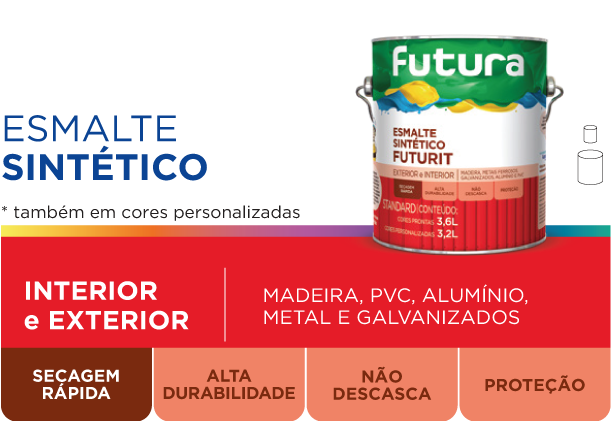 FUTURIT FOSCO BRANCO - FUTURA - GL