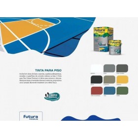 TINTA PISO AZUL - FUTURA - GL