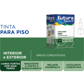 TINTA PISO CINZA - FUTURA - LA