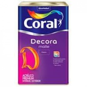 DECORA FOSCO BRANCO - CORAL - LA