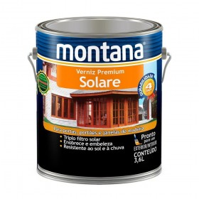 VERNIZ SOLARE ACETINADO TRANSPARENTE - MONTANA - GL